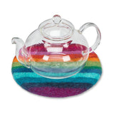 Round Rainbow Trivet