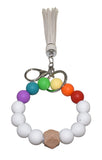 Silicone Bead Tassel Keychain/Bracelet