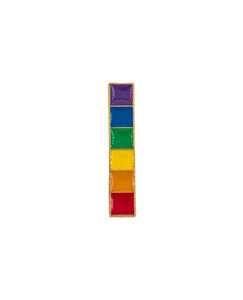 Rainbow Bar Lapel Pin