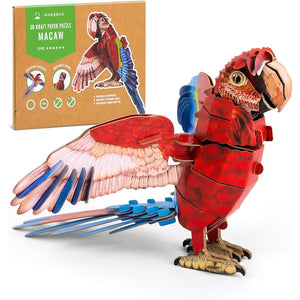 MAKEBUG MACAW 3D PAPER PUZZLE