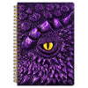 Purple Dragon Eye Spiral Journal