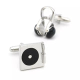 Turntable & Headphone  Cufflinks