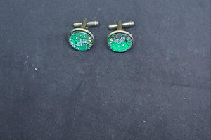 Green Circuit Board Cufflinks