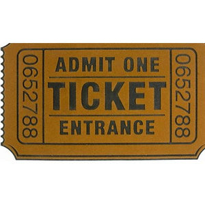 TICKET DOORMAT