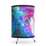 Rainbow Face @theboxeddragon 2022 Tripod Lamp with High-Res Printed Shade, US\CA plug