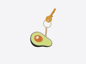 OVERSIZED AVOCADO KEYCHAIN