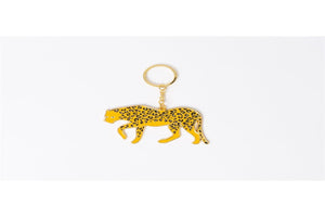 OVERSIZED LEOPARD KEYCHAIN