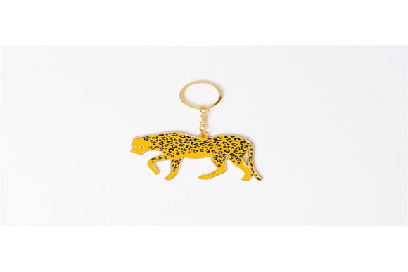 OVERSIZED LEOPARD KEYCHAIN