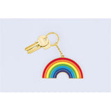 OVERSIZED RAINBOW KEYCHAIN