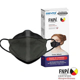 DentX Face Mask - 5 Layer Respirators FN-N95-510 - Black - (10pcs/box)