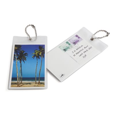 POSTCARD LUGGAGE TAG-BEACH