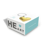 GOLD HEART BALLOON KEYCHAIN