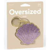 OVERSIZED SHELL KEYCHAIN