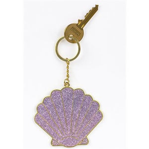 OVERSIZED SHELL KEYCHAIN