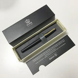 Duke 209 Matte Black and Gold Clip Fountain Pen with 0.5mm Nib