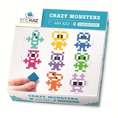 STICKAZ BOX-CRAZY MONSTERS