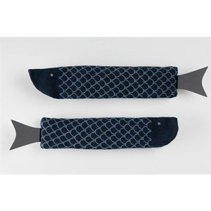 FISH SOCKS- NAVY BLUE