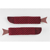 FISH SOCKS- BURGUNDY