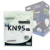 White KN95 Face Mask by WANBANG