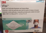 3M™ VFlex™ Healthcare Particulate Respirator and Surgical Mask, 1804S (SMALL) , N95 - (50 Pcs)