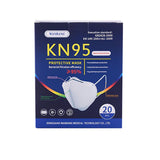 White KN95 Face Mask by WANBANG